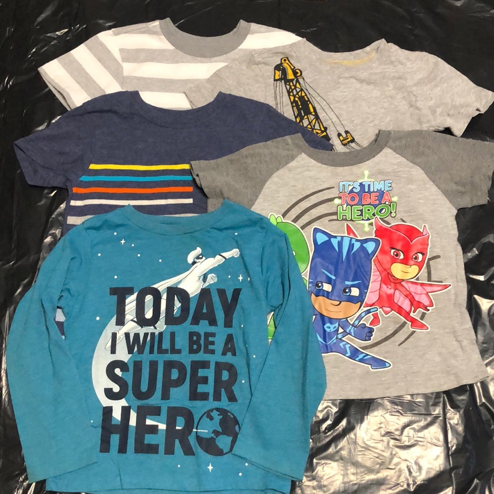 BULK BUY!! 5 Boys 3T tops